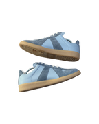 Maison Margiela Replica Grey Blue Suede Leather