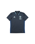 Manchester United Adidas Polo Black Blue