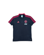 Manchester United Adidas Polo Black Pink