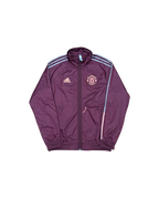 Manchester United Adidas Track Jacket Burgundy