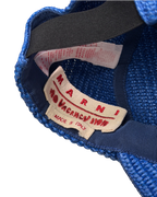 Marni x No Vacancy Inn Baseball Cap Woven Blue