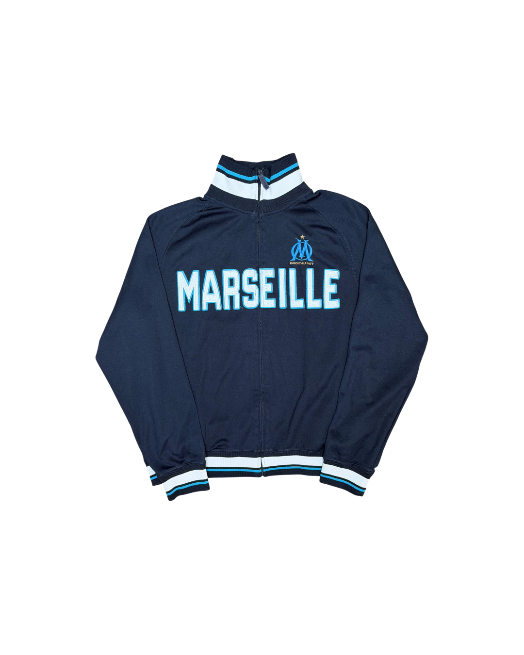 Marseille Dark Blue Zip Jacket
