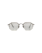 Massada Geometric Titanium Eyeglasses Silver