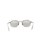 Massada Geometric Titanium Eyeglasses Silver