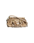 Miu Miu Vitello Leather Satchel Bag Brown