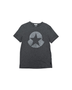 Moncler Oversized Logo Star T-Shirt Dark Grey