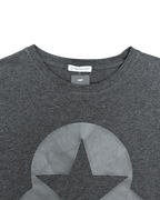 Moncler Oversized Logo Star T-Shirt Dark Grey