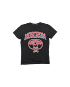 Moschino T-Shirt Double Question Mark Logo Black Red