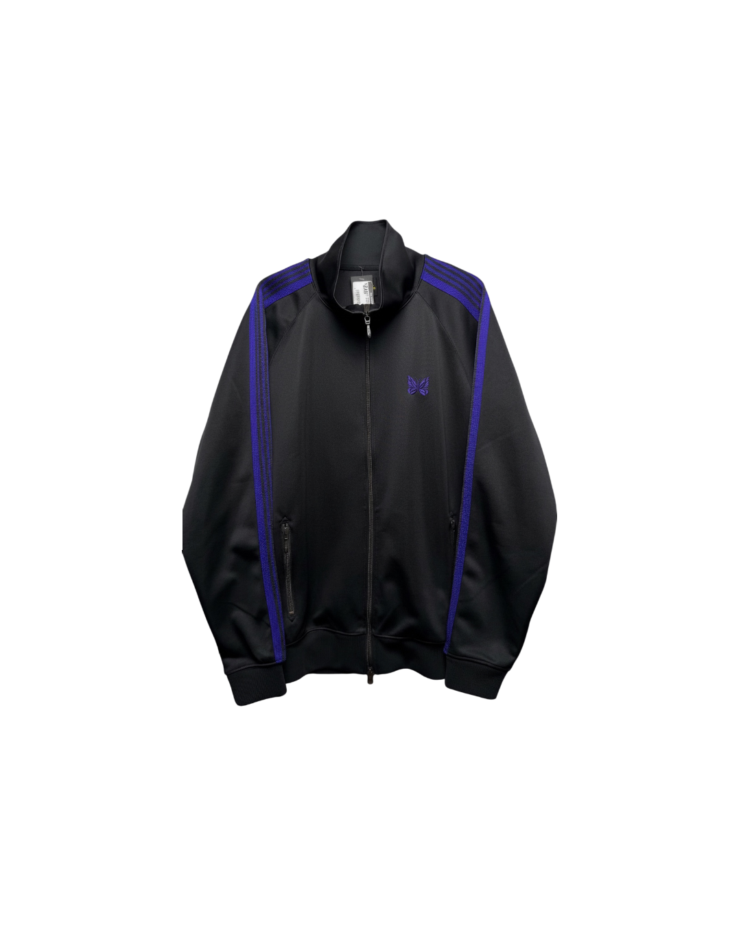 Needles Track Jacket Black Purple