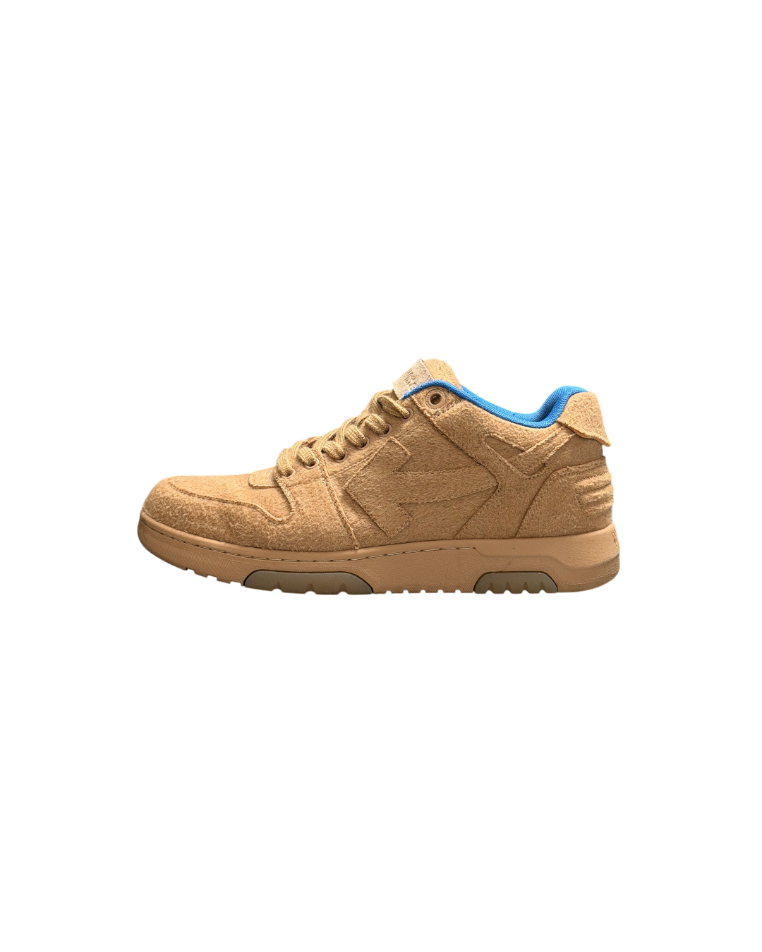 Off-White Out Of Office Sneakers Camel Wool