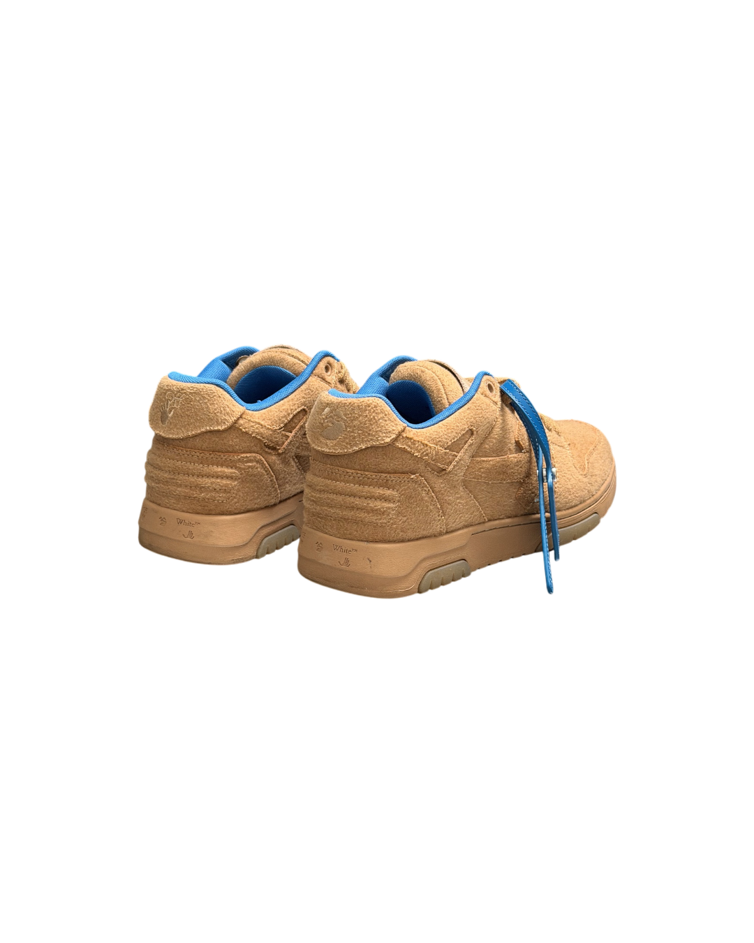 Off-White Out Of Office Sneakers Camel Wool