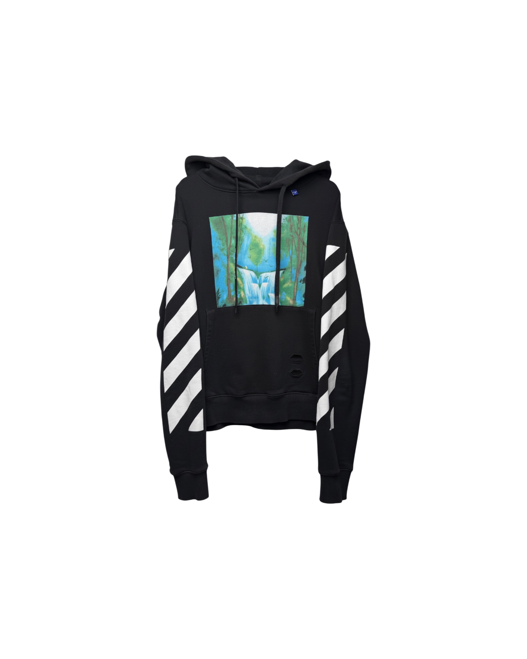 Off White Hoodie Black Waterfall 19/20