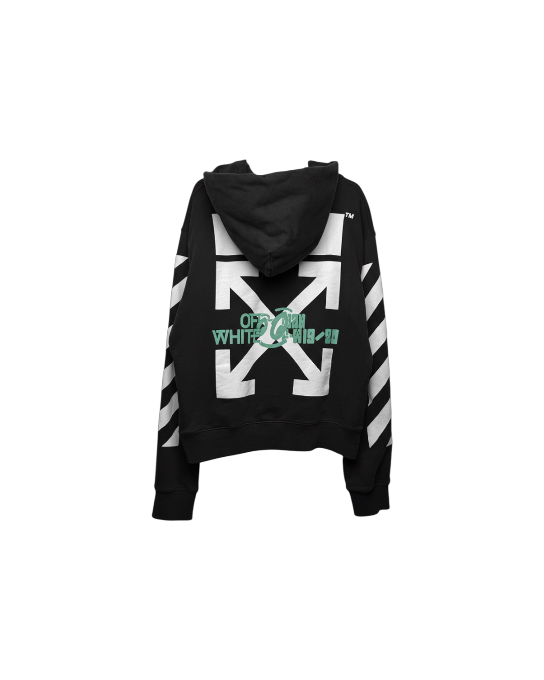 Off White Hoodie Black Waterfall 19/20