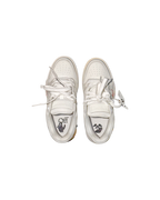 Off White Out of Office "For Walking" Sneaker Cream White Pink