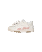 Off White Out of Office "For Walking" Sneaker Cream White Pink