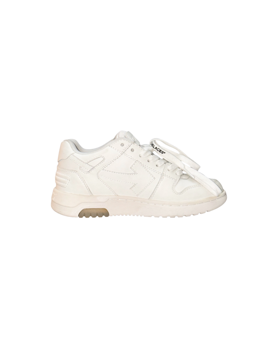 Off White Out of Office "For Walking" Sneaker Cream White Pink