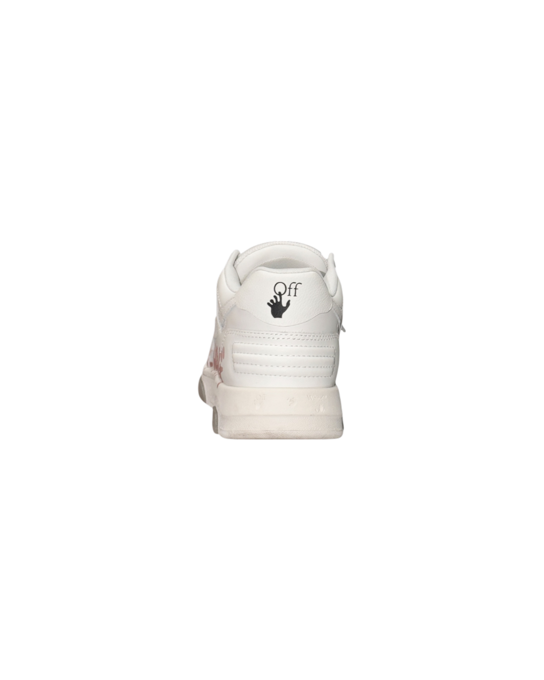 Off White Out of Office "For Walking" Sneaker Cream White Pink