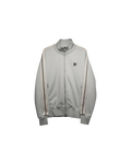 Palm Angels Monogram Embroidered Track Jacket Light Grey