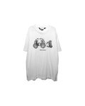 Palm Angels Skeleton Bear T-Shirt White