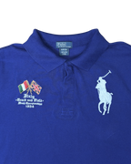 Polo Ralph Lauren Big Pony Polo Blue UK Italy Flag 1934
