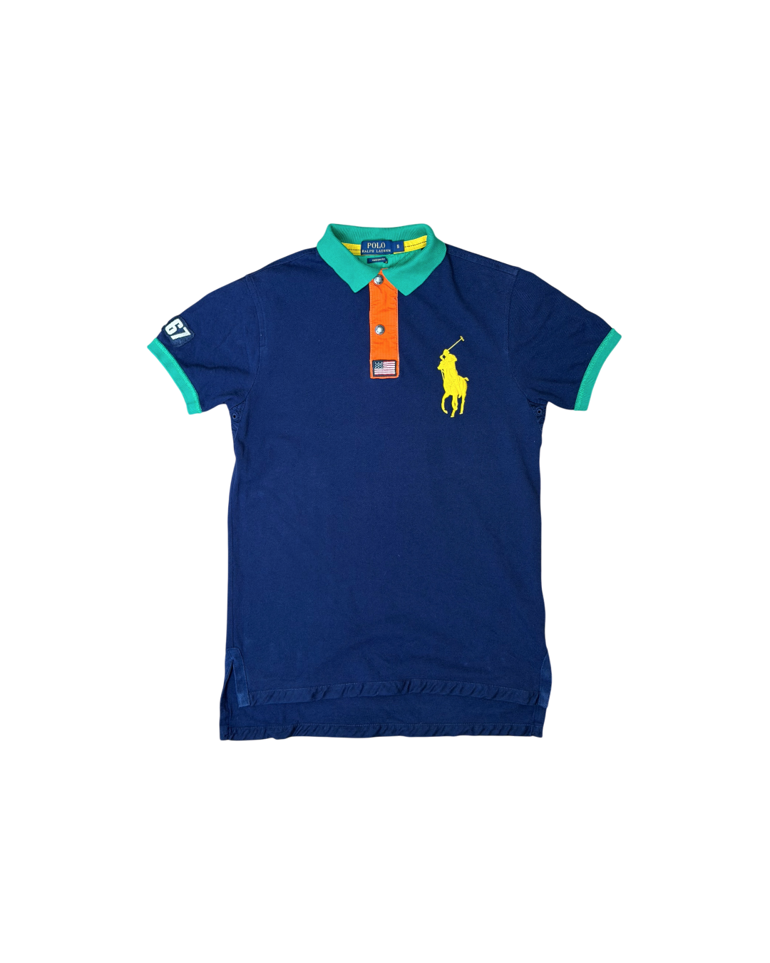 Polo Ralph Lauren Big Pony Polo Navy Green Orange Yellow Pony