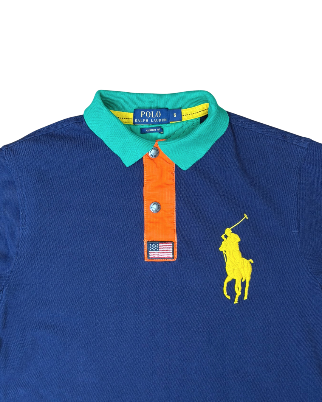 Polo Ralph Lauren Big Pony Polo Navy Green Orange Yellow Pony