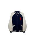 Polo Ralph Lauren Big Pony Varsity Jacket Navy White Red