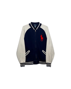 Polo Ralph Lauren Big Pony Varsity Jacket Navy White Red