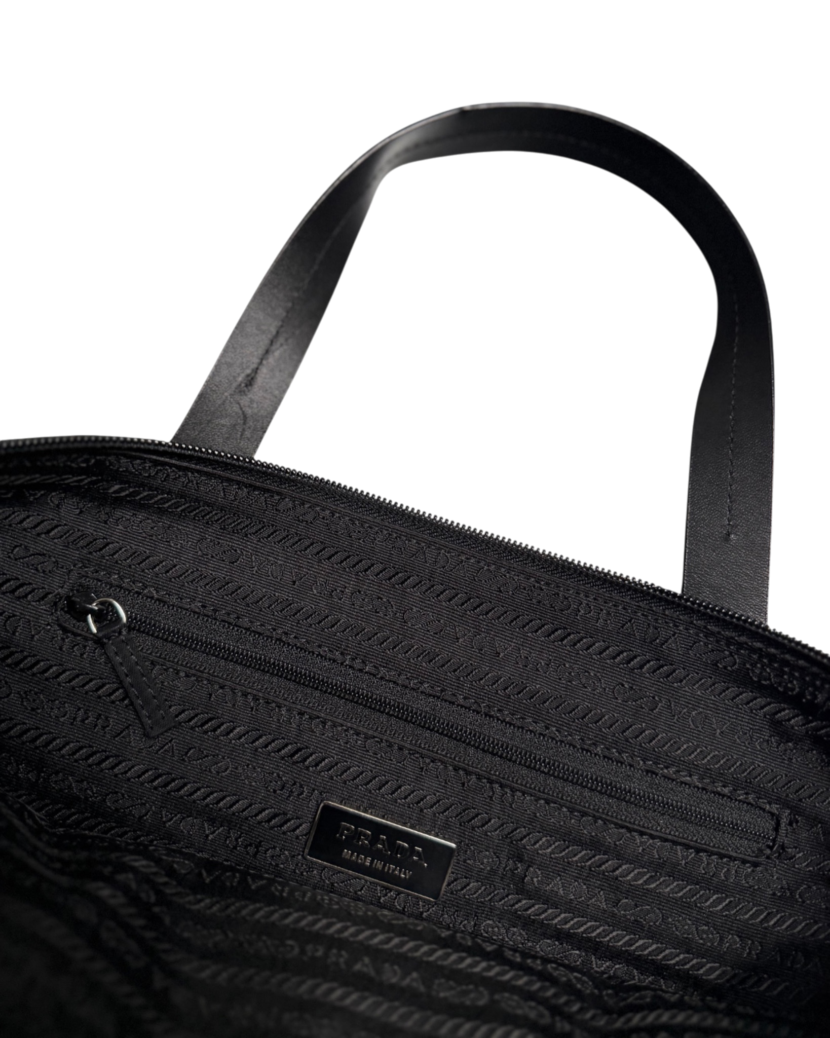 Prada Black Nylon Tote Bag