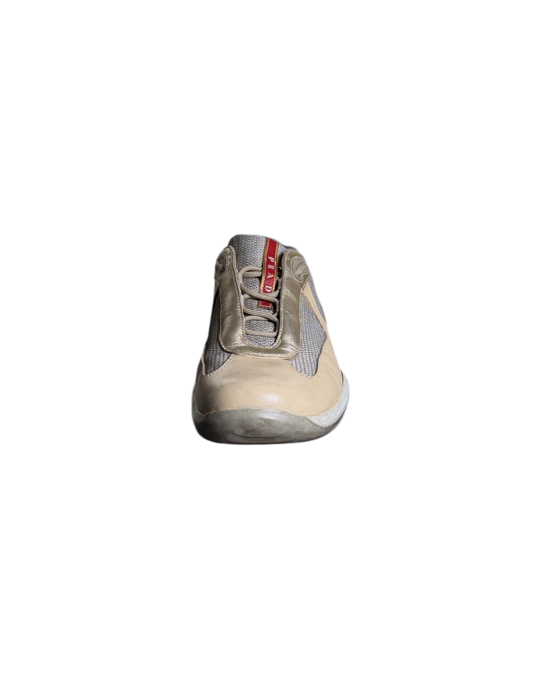 Prada America's Cup Sneaker Vintage Beige Grey