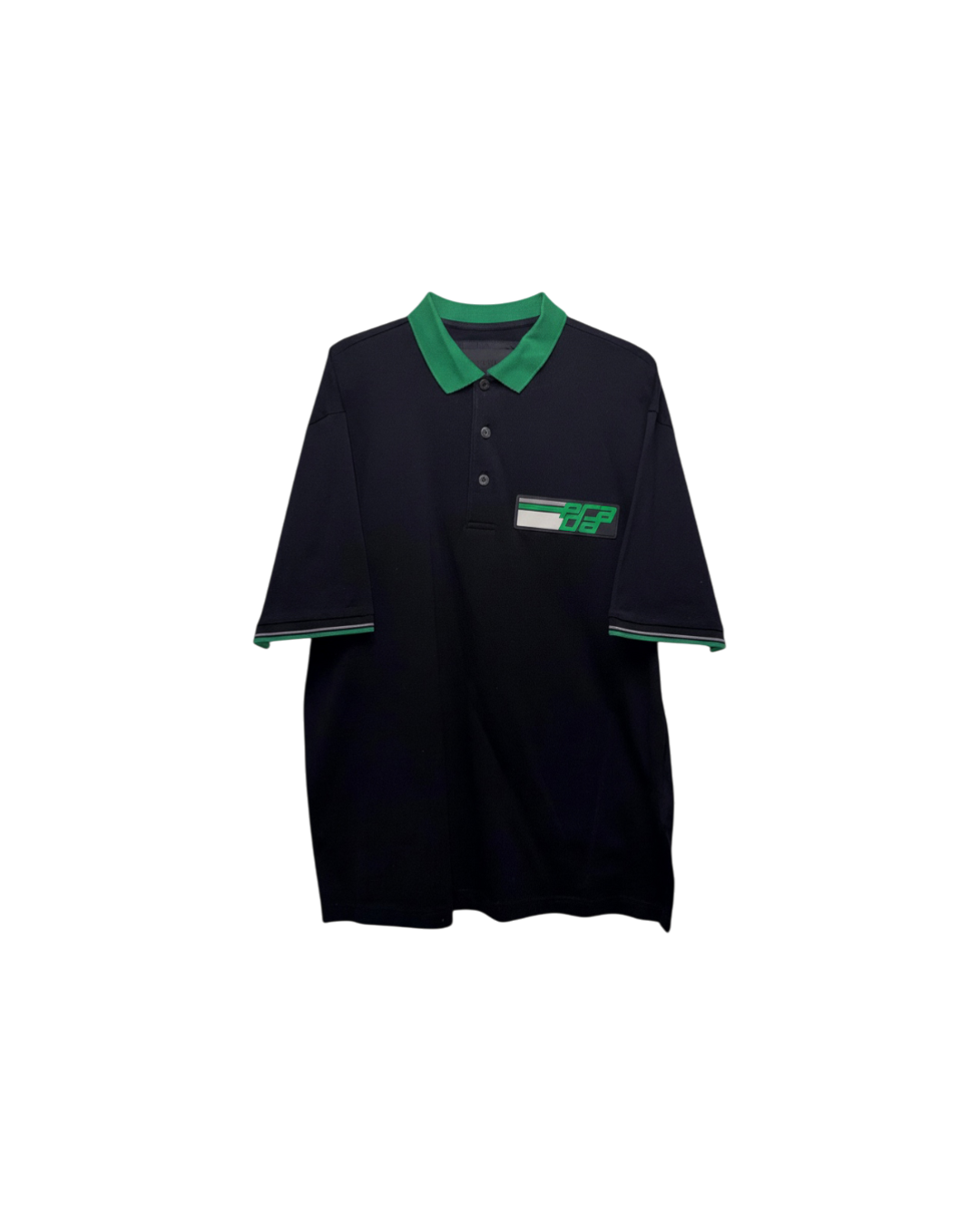 Prada FW18 Polo Black Green