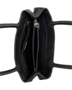 Prada Hand Bag Leather Black