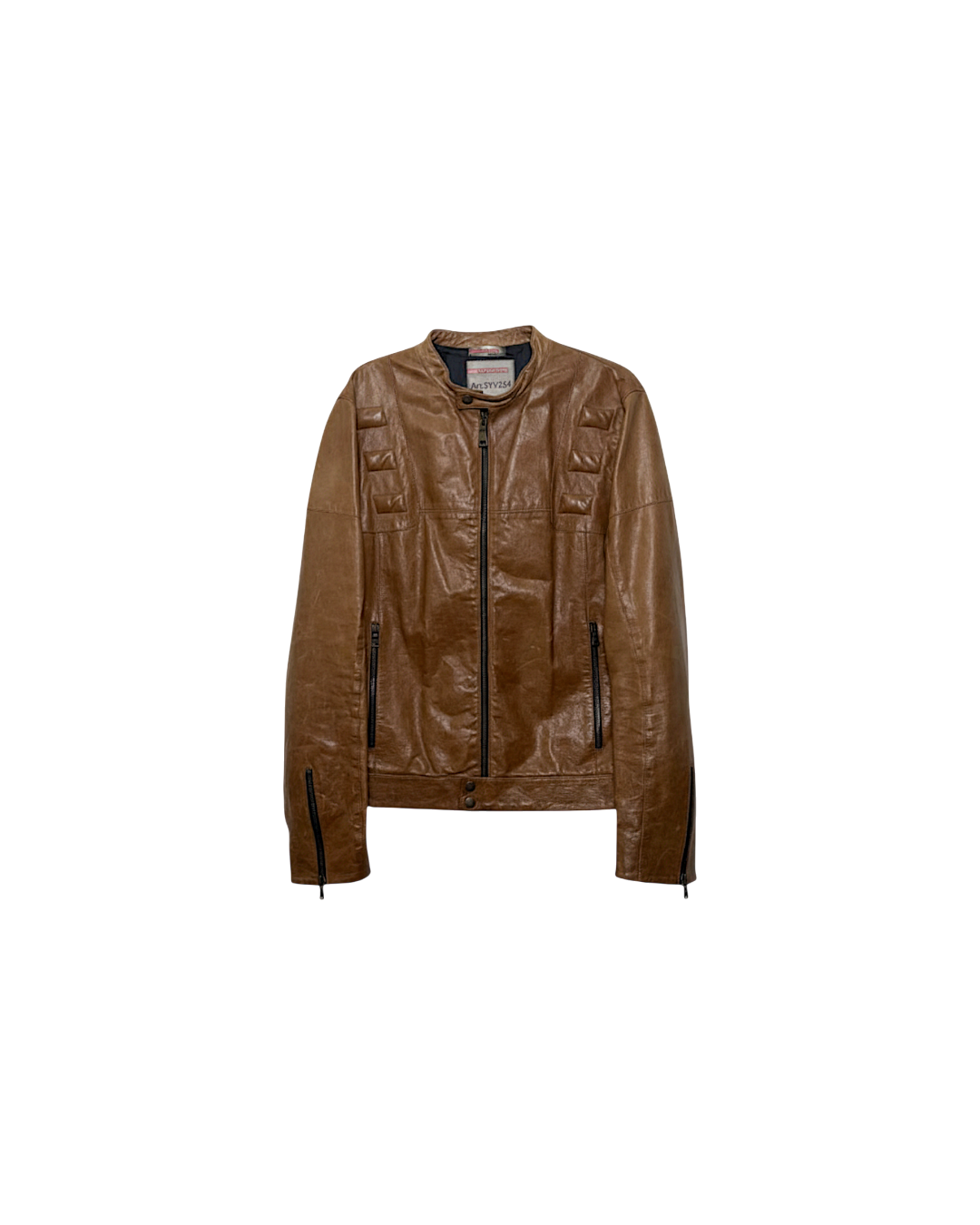 Prada Leather Jacket Brown