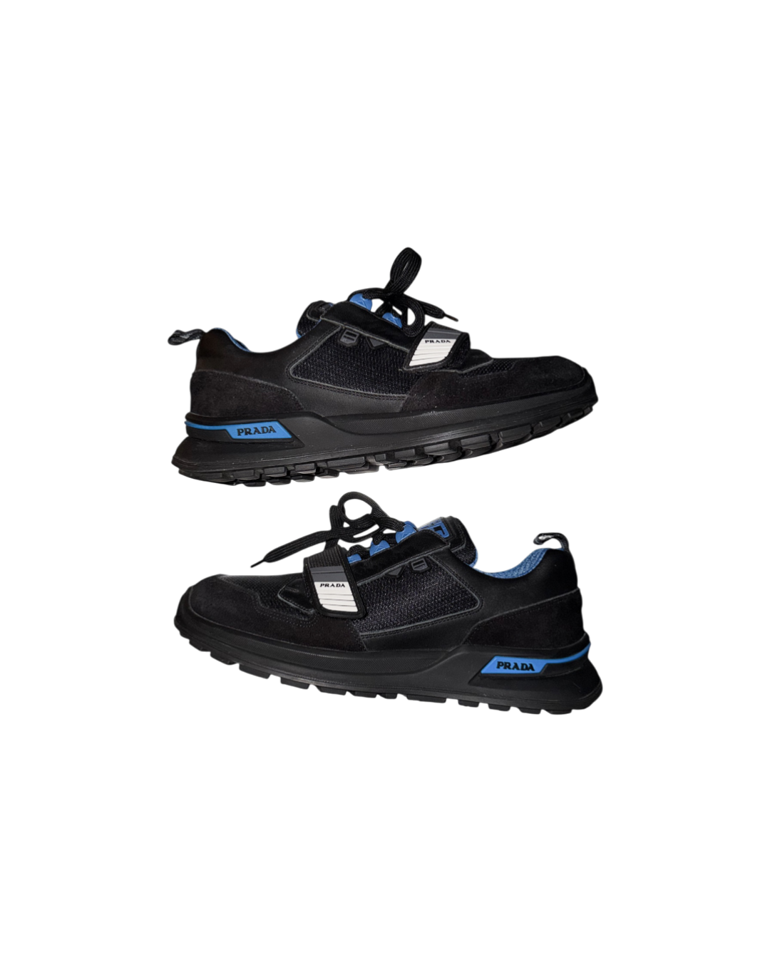 Prada Mechano Sneaker Black Blue