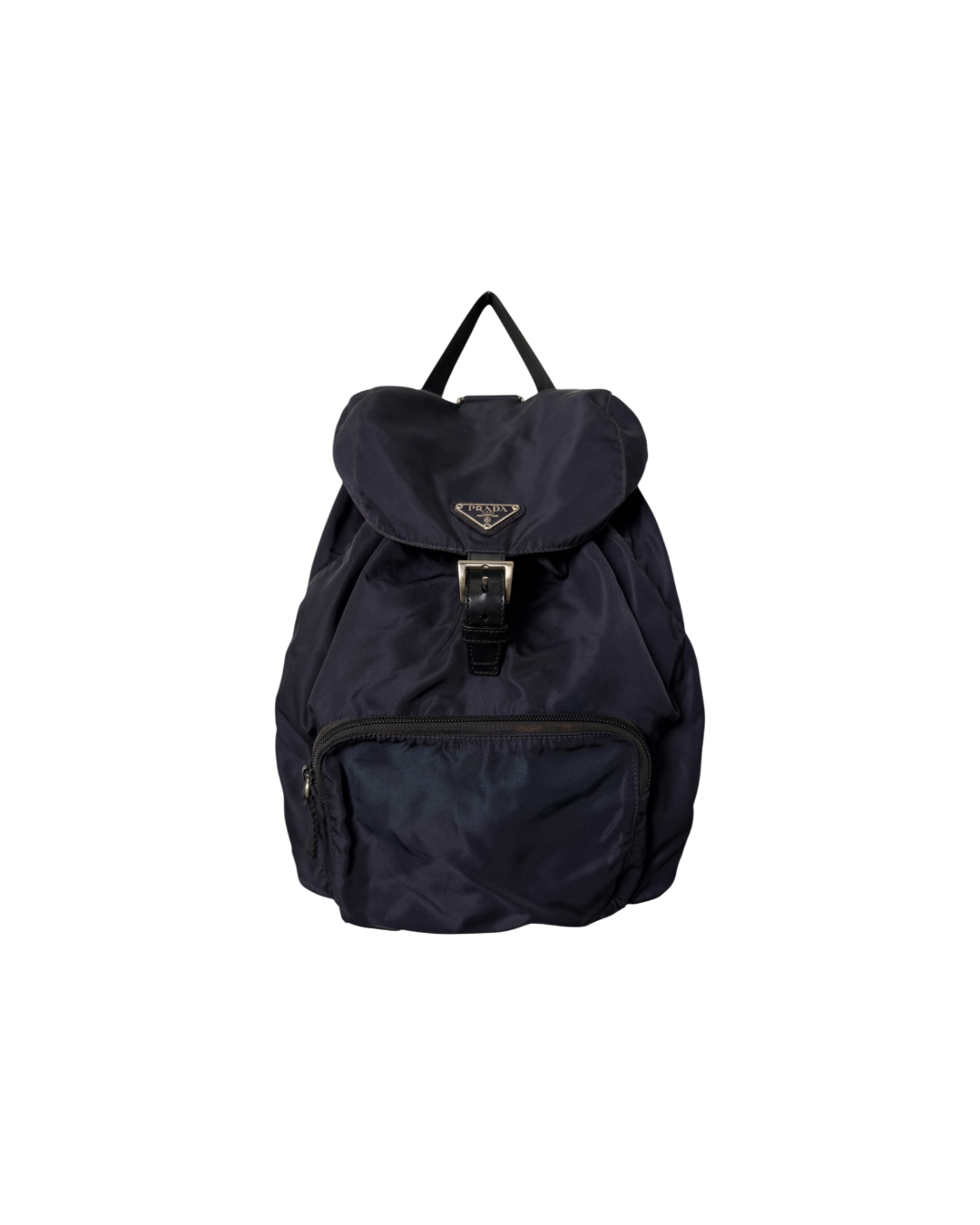 Prada Nylon Backpack Navy Blue
