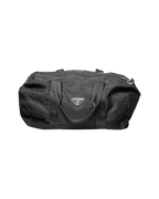 Prada Nylon Travel Duffle Bag Black