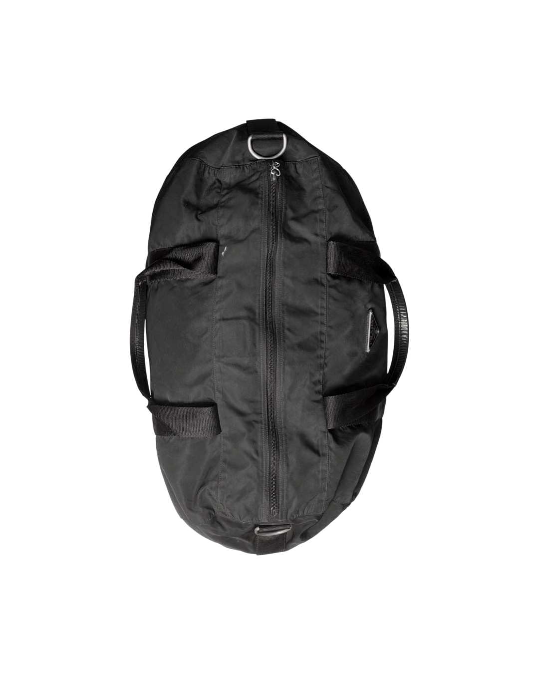Prada Nylon Travel Duffle Bag Black