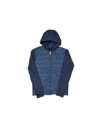 Prada Padded Badge Jacket Navy