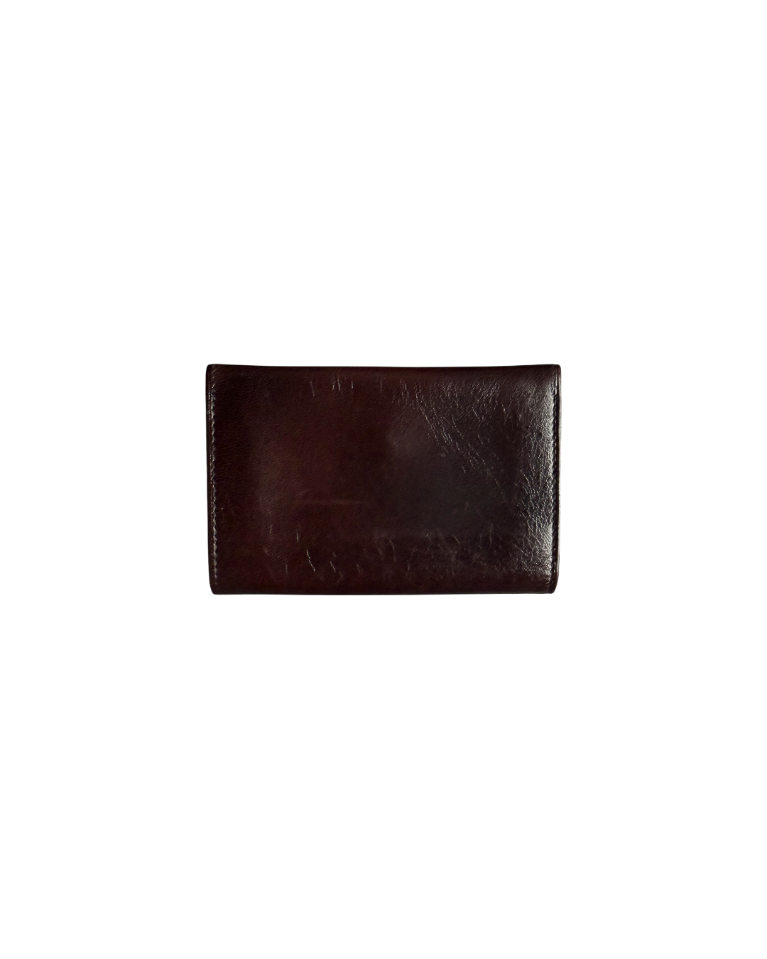Prada Saffiano Leather Wallet Brown