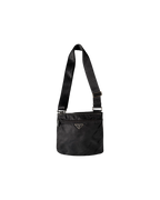 Prada Small Nylon Shoulderbag Black