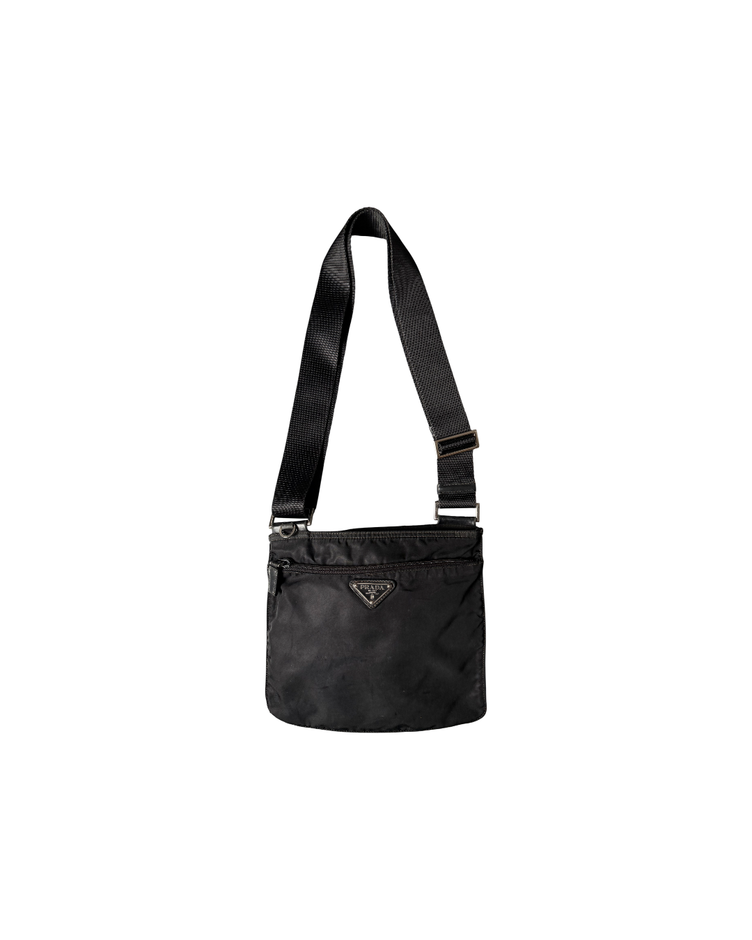 Prada Small Nylon Shoulderbag Black