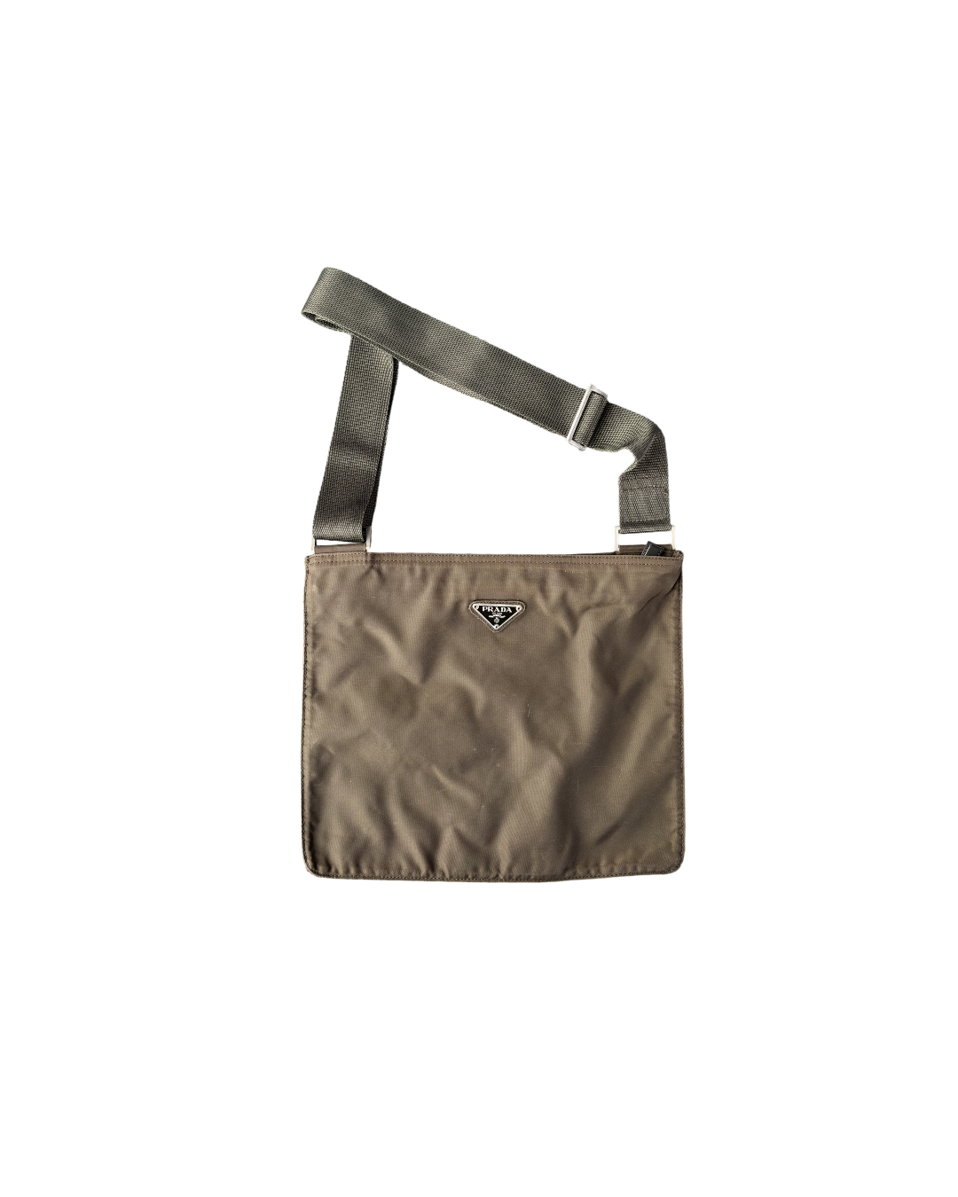 Prada Tessuto Nylon Shoulderbag Olive