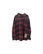 Preach Oversized Check Shirt Purple