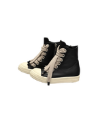 Rick Owens Jumbolace High Top Sneaker Black Cream