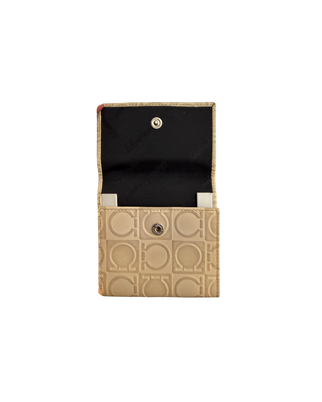 Salvatore Ferragamo Gancini Embossed Leather Wallet