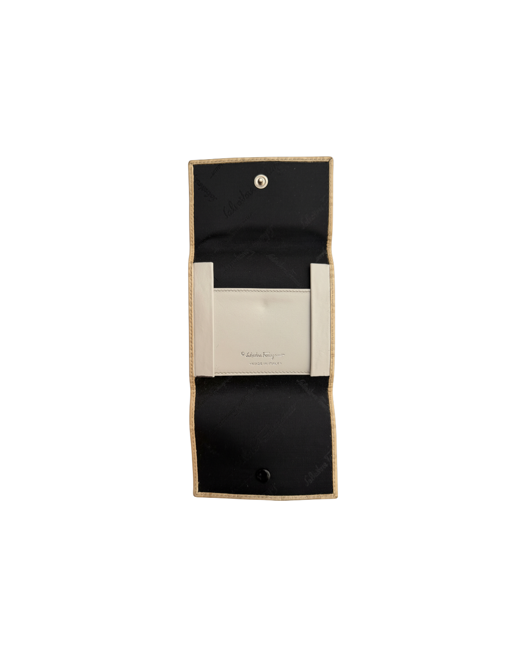 Salvatore Ferragamo Gancini Embossed Leather Wallet