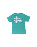 Stussy Basic Logo T-Shirt Teal Green