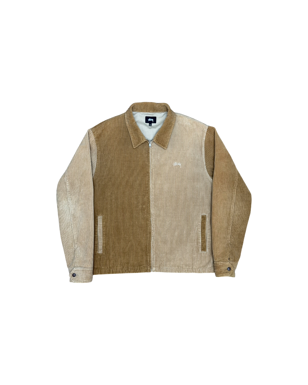 Stussy Mix Up Cord Jacket Brown