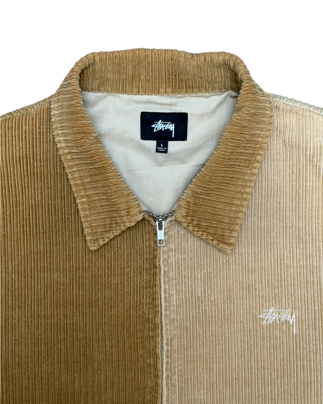 Stussy Mix Up Cord Jacket Brown