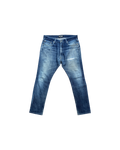 Stussy "Rough and Rugged" Logo Denim Jeans